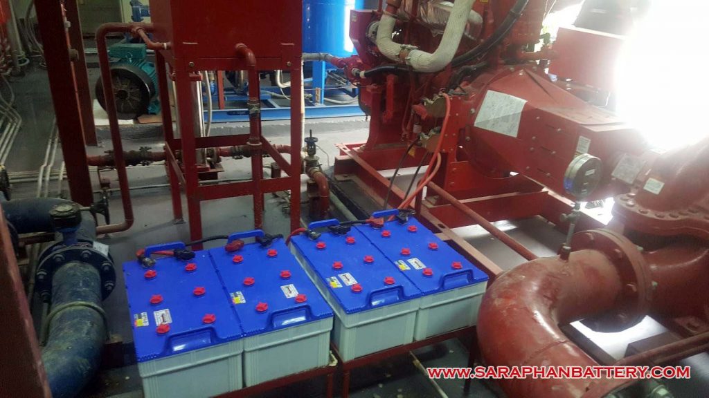 เปลี่ยนแบตเตอรี่ GENERATOR & Fire Pump @ ศูนย์การค้า The street รัชดา