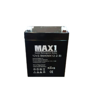 แบตเตอรี่สำรองไฟUPS MAX1 12-2.9(12V2.9Ah/20hr)